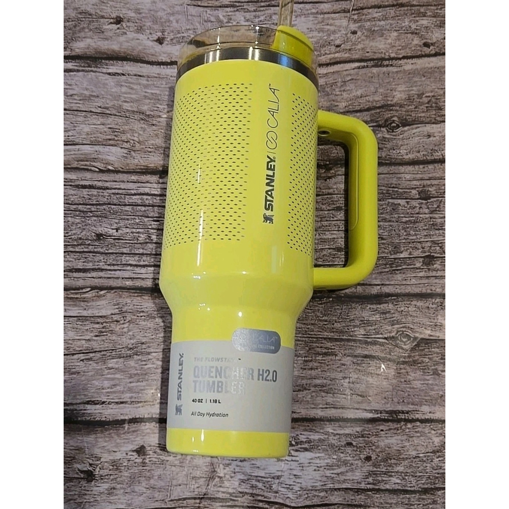 Stanley xCalia 40oz Flowstate Quencher Pale Green Limited Edit. NWT No Box(A-15)